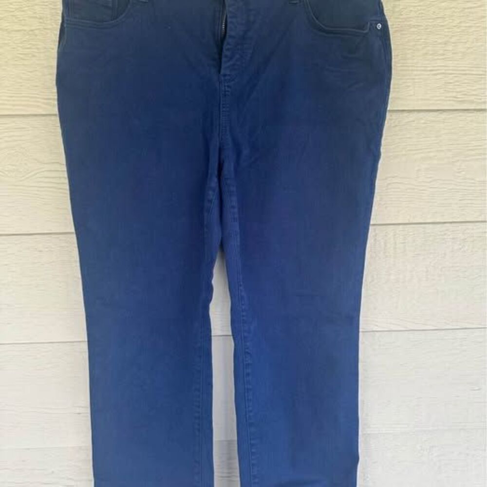 Chico’s So Slimming Girlfriend Crop Jeans Women’s 2.5 Navy 36x24